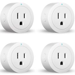 WiFi Smart Socket, 4 Pack