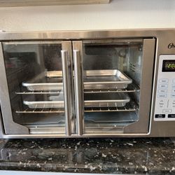 Oster French Door Convection Toaster Oven – Stainless Steel – Large Capacity