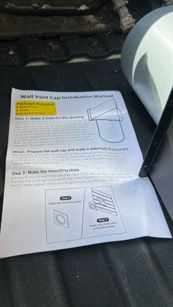 6” wall vent new