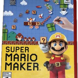 Super Mario Maker Nintendo Wii