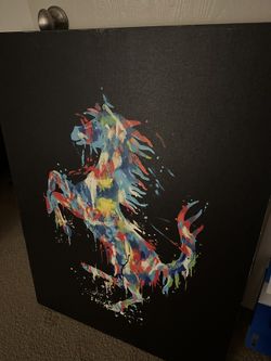 Wall Art w/Black Frame | Horse Canvas Prints