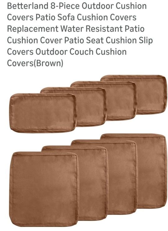 Patio Cusions And Removable Covers