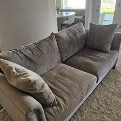 Modern Gray Beige Sofa Set 