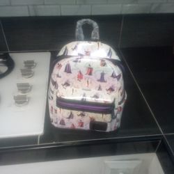 Cruella Deville /Captain Hook Combo Mini Backpack 