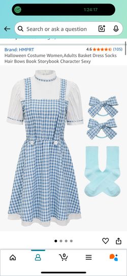 Dorothy Halloween Costume - Wizard Of Oz - Size Adult Small