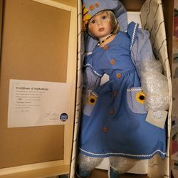 Beautiful Large 24" (Amy) Porcelain Doll - New 