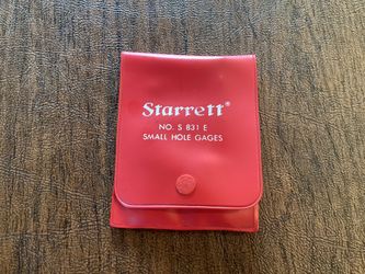 Starrett Model S831 Small Hole Gage Set