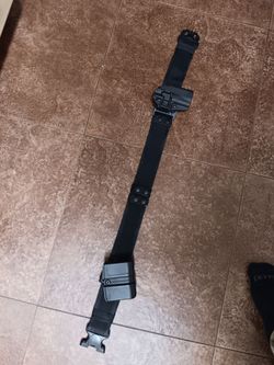 Patrol belt with holster and mag holder. Fits most.