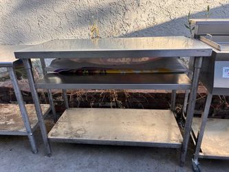 Commercial Stainless Steel Kitchen Prep Table