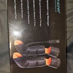 Leg Massager with Compression, 3-in-1 Foot Calf & Thigh Massager