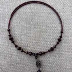 Vintage Garnet Choker 