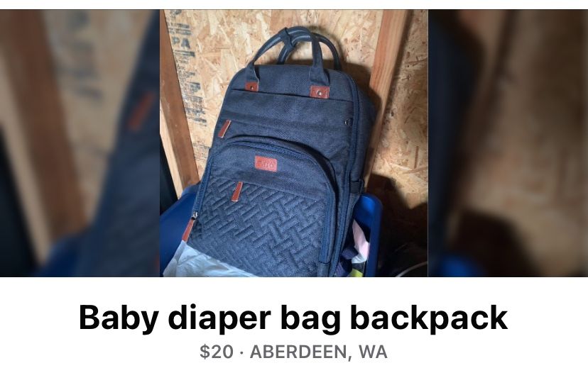 Backpack Diaper Bag 