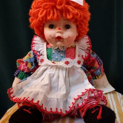 Raggedy Ann Maddeme Alexander Vintage Doll 