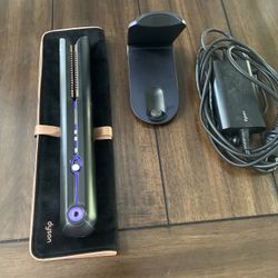 💜 Dyson Corrale Hair Straightener – Cordless + Dock + Charger + Pouch
