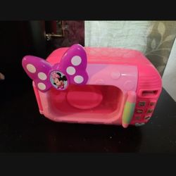 MINNIE MOUSE PHONE, CASH REGISTER, MICROWAVE 