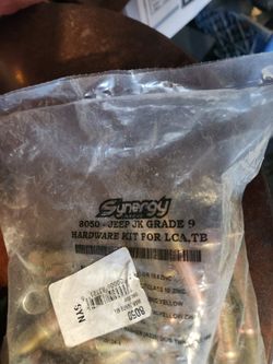 Jeep JK JKU Front Synergy Control Arm And Track Bar Hardware