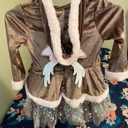 Little Girl Deer Halloween Costume 