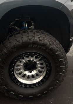 KMC IMS WHEELS ONLY 17” MACHINED AND BLACK