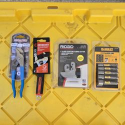 Cresent Channel Lock Dewalt Tools $10 Each 