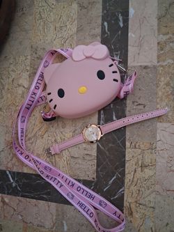 Hello Kitty Crossbody Bag and Watch Set