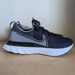 Nike React Infinity Run Flyknit Black White Sneakers CD4372-012 Men’s Size 13