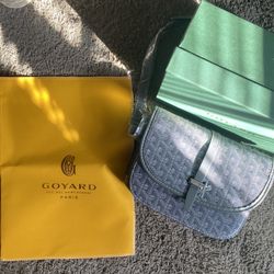 Goyardine Belvedere II PM Messenger Bag Grey