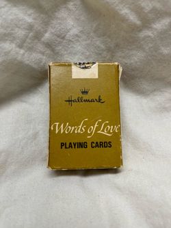 Vintage Hallmark mini playing cards
