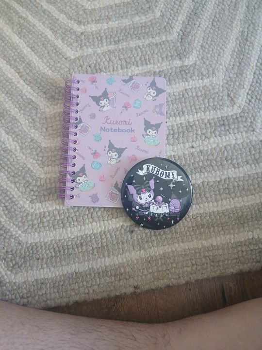 Kuromi Notebook And Pin