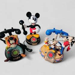 Antique Disney Dial Phones 