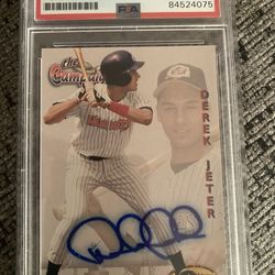 Derek Jeter PSA autos