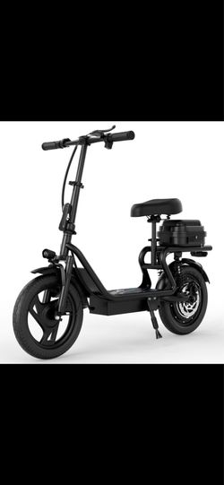 Electric scooters for adults with seat unopened in its box
