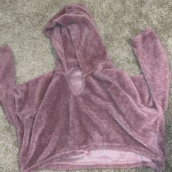 Crop top Fleece Sweater 