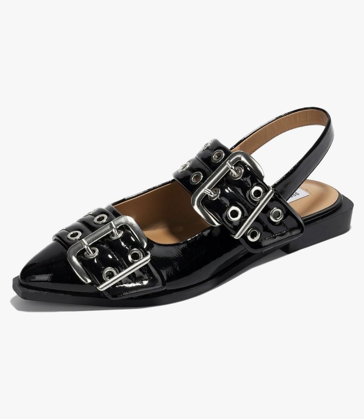 Project Cloud Black Sling Backs