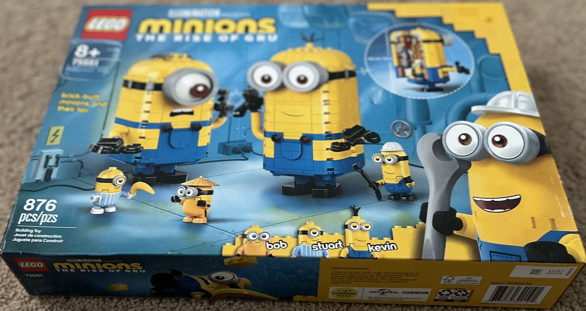 Lego Minions: The Rise of Gru: Brick Built Minions Lair (75551
