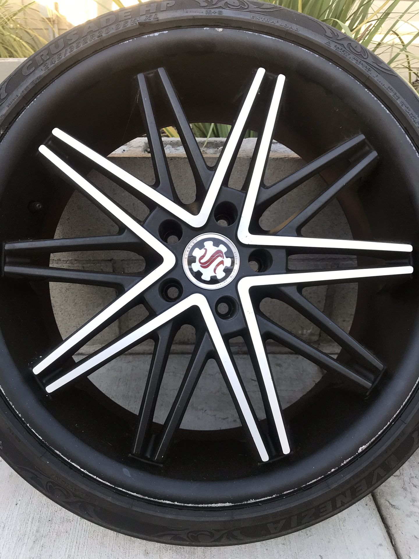 5 Lug Scarlet Luxury Alloy Wheels