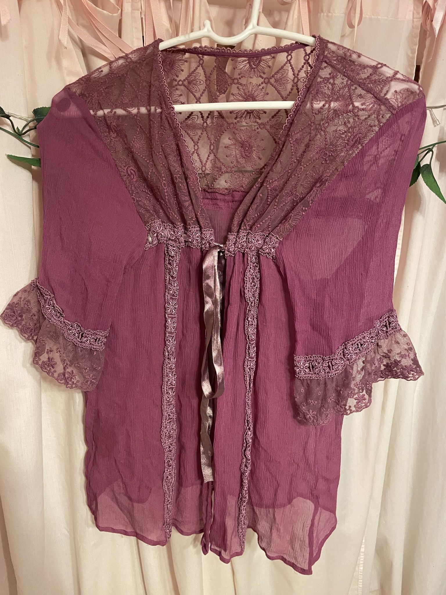 Romantic Fushia blouse