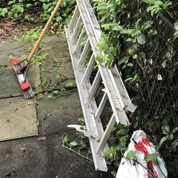 Ladders Aluminum 4’5’ $15 Each 16’Aluminum Extension  $65 Fiberglass 4’, $40 Each 
