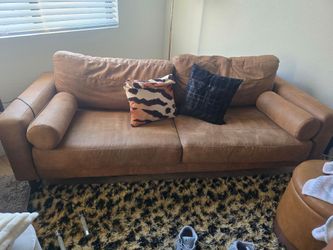 Carmel leather couch