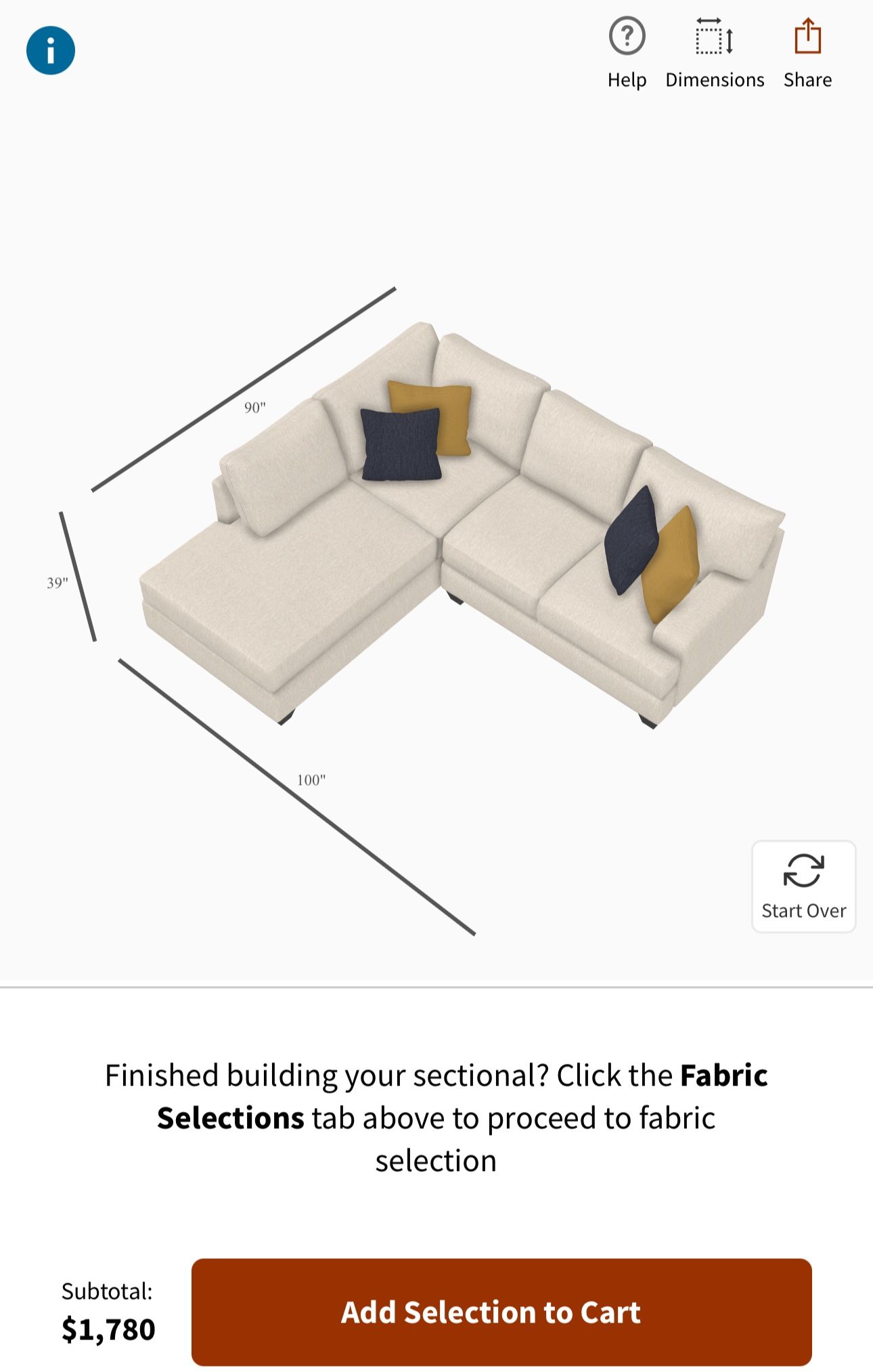 Living Spaces Harper Foam With Chaise Couch L Shaped