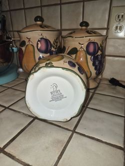 3pc set Home Trends Granada  Hand painted