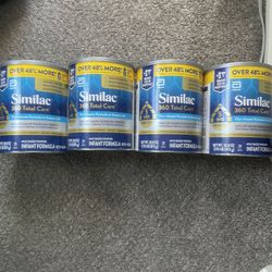 4 Big Cans Of Similac 360 Total Advance Brand New!