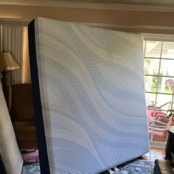 New King Mattress With Box Springs And Bed Rails