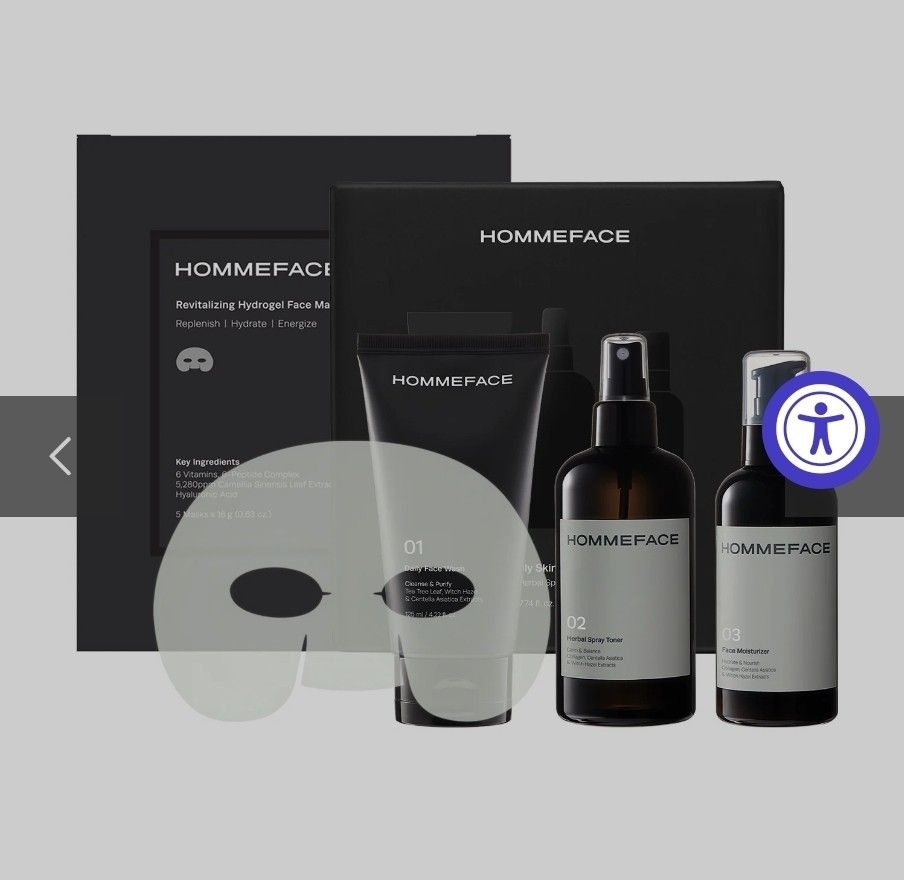 HommeFace Ultimate Daily Skincare Trio Kit