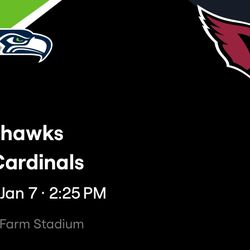 Arizona Cardinal Vs Seahawaks