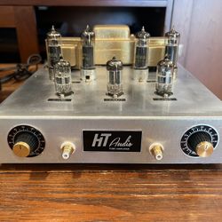 Custom built tube amplifier, EL 84, 15 watts per channel,