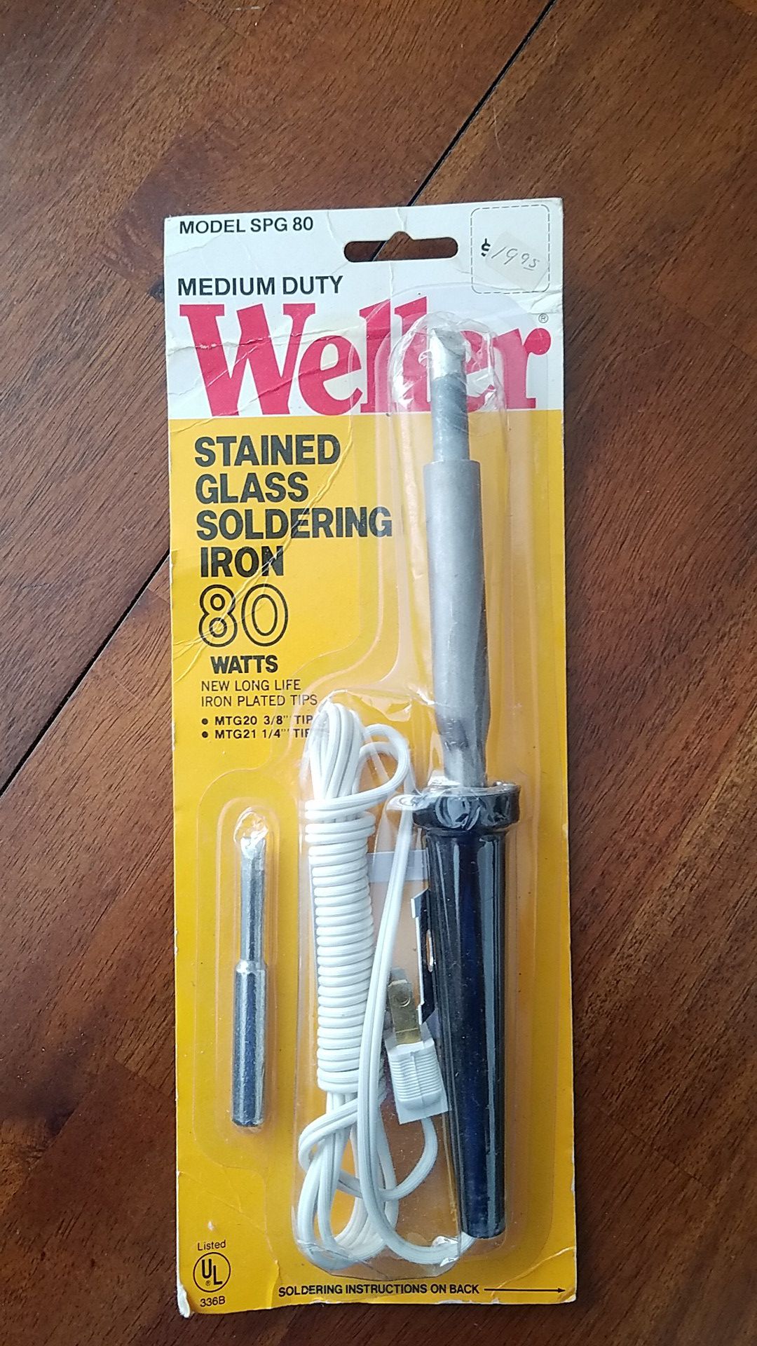 NEW Weller Stained Glass Soldering Iron 80 Watts. MPU