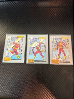 DC Comics 1990 Hero Heritage Shazam Non-Sport Trading Card Lot 3 #13-15