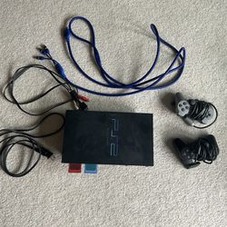 PlayStation 2 Console & Game Lot 