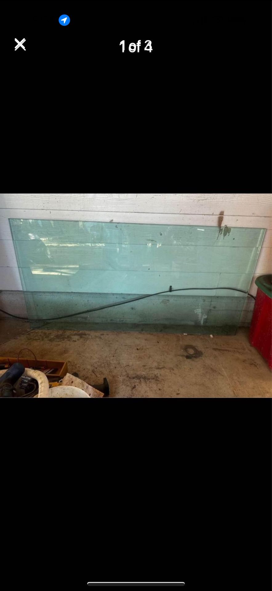 custom-made glass top $75