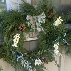 Fresh cut Christmas Wreath